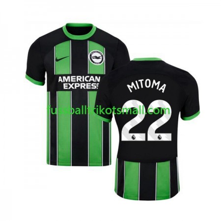 Fußballtrikots Brighton Hove Albion Mitoma 22 2023-2024 Kurzarm Auswärts-trikot kaufen